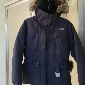 Dark Blue North Face Winter Jacket